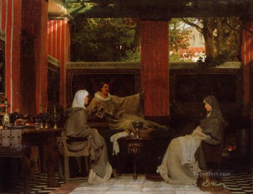  Tuna Art - Venantius Fortunatus Reading His Poems to Radegonda VI Romantic Sir Lawrence Alma Tadema